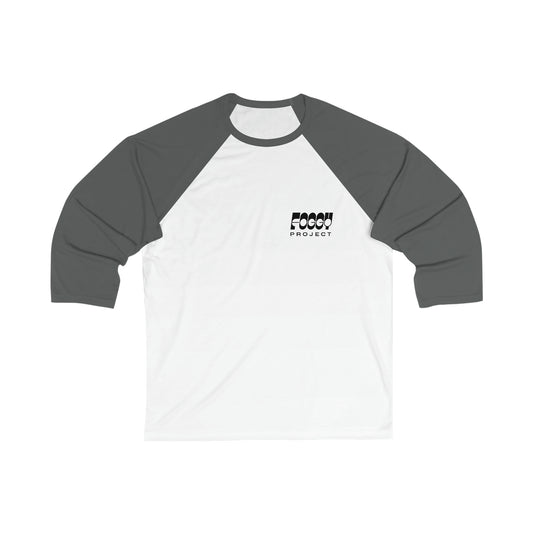 Foggy Project's Small Logo Unisex 3\4 Sleeve Baseball Tee