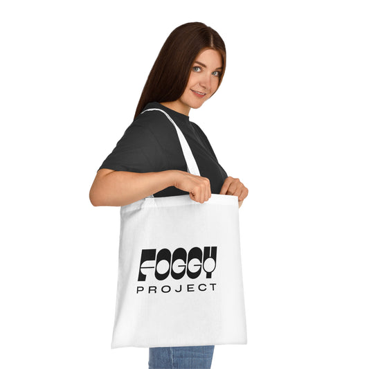 Foggy Project's Logo Cotton Tote White