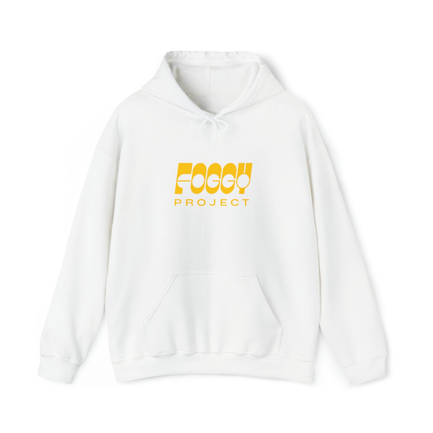 Foggy Project's Heavy Blend™ Hooded Sweatshirt Unisex Black Big Logo