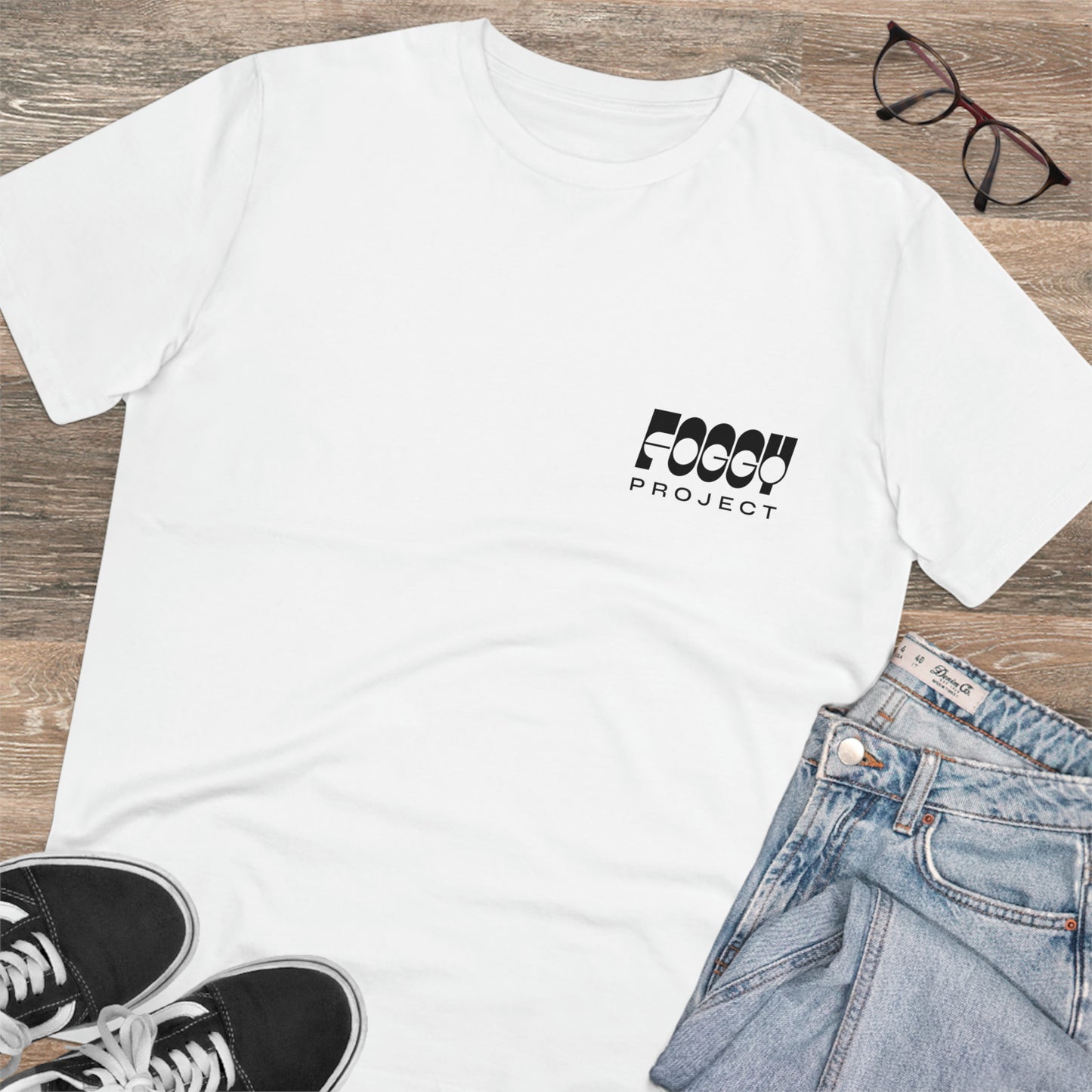 Foggy Project's Small Logo T-shirt Unisex White