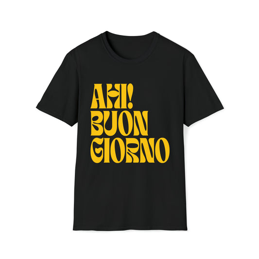 Foggy Project's new single Ahi! Buongiorno Black T-shirt - Unisex