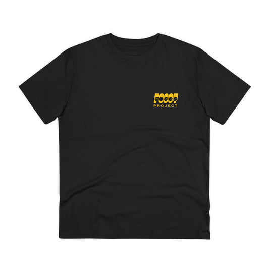 Foggy Project's Ahi! Buongiorno Front/Back Black T-shirt - Unisex